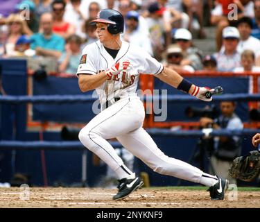 17 Apr. 1994: Toronto Blue Jays infielder Roberto Alomar (12) in action  during a game against the California Angels played at Angel Stadium of  Anaheim in Anaheim, CA. (Photo By John Cordes/Icon