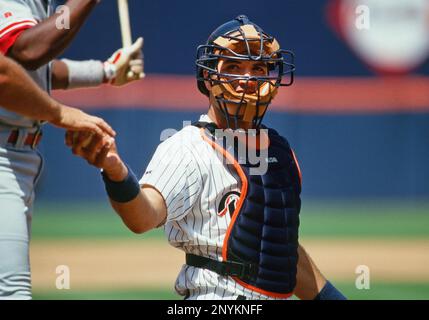 1993: Pitcher Mitch Williams of the Philadelphia Phillies in action during  a Phillies game versus the San Diego Padres at Jack Murphy Stadium in San  Diego, CA. (Photo by Icon Sportswire) (Icon