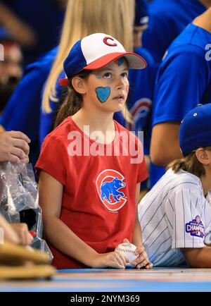 Young Cubs Fans Await Chance Get Editorial Stock Photo - Stock Image