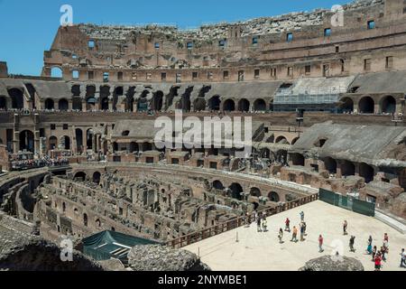 Colosseum interior Stock Photo