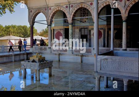 Topkapi Palace. Circumcision room in Summer Pavilion. Istanbul Turkey Stock Photo