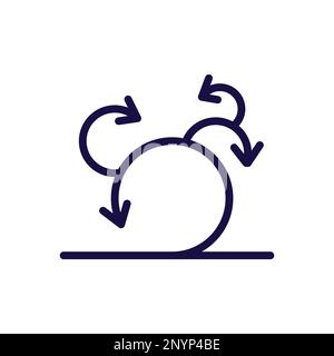 Agile Development icon. Monochrome simple Agile Development icon for templates, web design and infographics Stock Vector