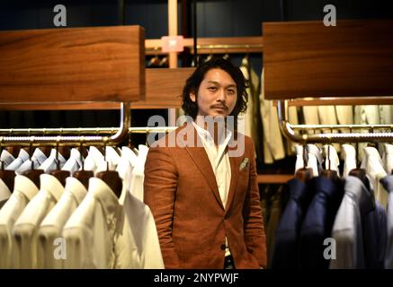 Menswear brand Benjamin Barker founder Mr Nelson Yap. The label