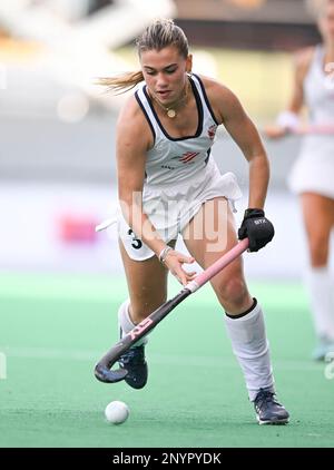 Ashley Sessa (L) of USA Women's National field hockey team and