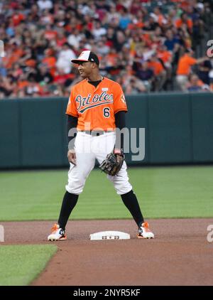 Mlb. 3rd June, 2017. Baltimore Orioles third baseman Manny Machado (13)  during the Boston Red Sox vs Baltimore Orioles game at Orioles Park in  Camden Yards in Baltimore, MD. Boston beat Baltimore