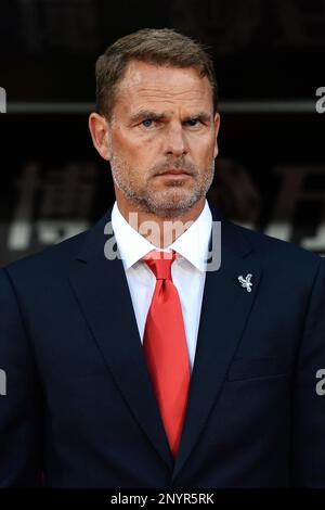 Crystal Palace Manager Frank de Boer - Crystal Palace v Ipswich Town, Carabao Cup second round, Selhurst Park, London - 22nd August 2017. Stock Photo