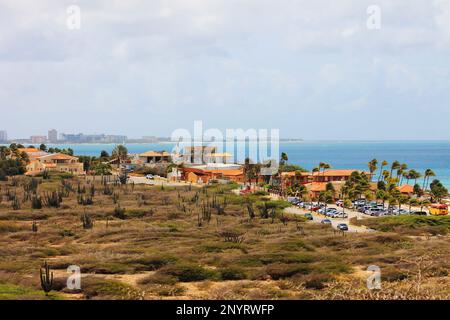 Noord Aruba, March 10, 2022. View of from the California Lighthouse Stock Photo