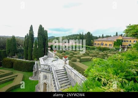 Villa La Foce, Chianciano Terme,Tuscany, Italy Stock Photo