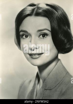 British actress Audrey Hepburn, USA 1950s Stock Photo - Alamy
