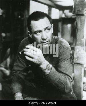 American actor William Holden in the movie Stalag 17, USA 1953 Stock Photo
