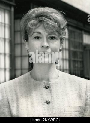 British actress and author Nanette Newman, UK 1987 Stock Photo