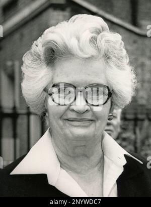 British stage and TV actress Margaretta Scott, UK 1985 Stock Photo