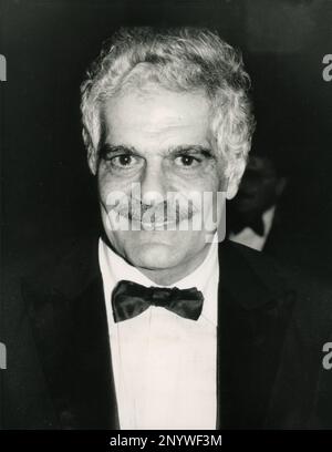 Egyptian actor Omar Sharif, UK 1987 Stock Photo - Alamy