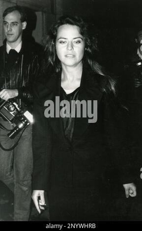 American photographer and actress Koo Stark, 1986 Stock Photo - Alamy