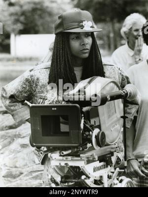 American film producer, screenwriter and director Euzhan Palcy, USA 1989 Stock Photo