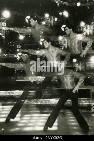 American actor John Travolta in the movie Saturday Night Fever, USA 1977 Stock Photo