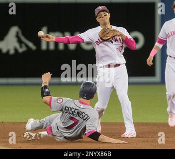 Toronto Blue Jays Shortstop Ryan Goins Editorial Stock Photo - Stock Image