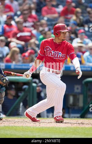 Seattle Mariners' J.P. Crawford plays during a baseball game, Wednesday,  April 26, 2023, in Philadelphia. (AP Photo/Matt Slocum Stock Photo - Alamy