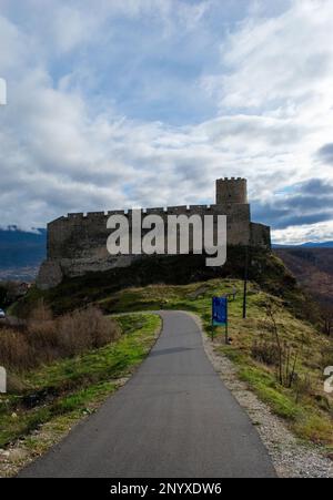 Old fortification, castle, watchtower used by soldiers to defend ...