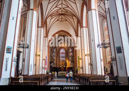 The Cathedral Basilica of the Martyrdom of ST John the Baptist, Warsaw, Poland Stock Photo