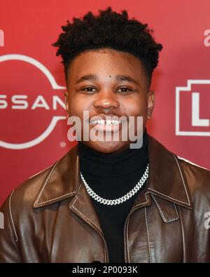 01 March 2023 - Bevrly Hills, California - Jalyn Hall. 14th Annual AAFCA Awards at the Beverly Wilshire, A Four Seasons Hotel. (Credit Image: © Billy Bennight/AdMedia via ZUMA Press Wire) EDITORIAL USAGE ONLY! Not for Commercial USAGE! Stock Photo