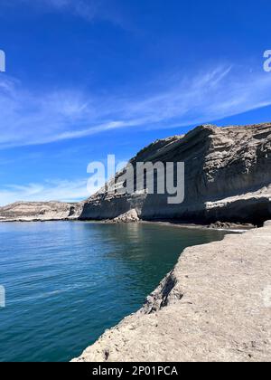 Landscape in Puerto Madryn, Chubut Stock Photo