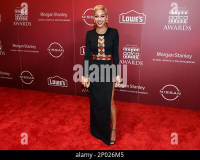 01 March 2023 - Bevrly Hills, California - Meagan Good. 14th Annual AAFCA Awards at the Beverly Wilshire, A Four Seasons Hotel. (Credit Image: © Billy Bennight/AdMedia via ZUMA Press Wire) EDITORIAL USAGE ONLY! Not for Commercial USAGE! Stock Photo