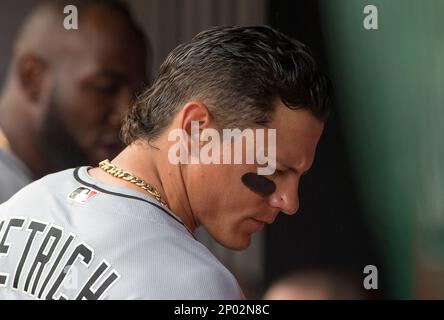 WASHINGTON, DC - APRIL 03: Miami Marlins relief pitcher David Phelps (35)  during a MLB opening day game between the Washington Nationals and the  Miami Marlins on April 03, 2017, at Nationals