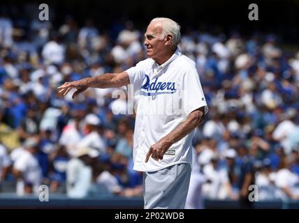 Wally Moon was an iconic baseball player with the Los Angeles Dodgers in  the late 1950s when they played home games at the Memorial Coliseum Stock  Photo - Alamy