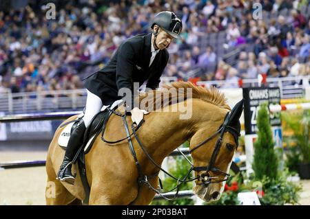 March 30 2017 Omaha NE U.S. Marcus Ehning riding Pret A Tout