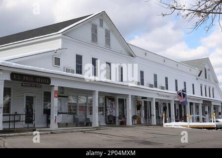 Located in Southwestern New Hampshire it's a small town where documentary film maker Ken Burns lives and works. Surrounded by small towns and villages Stock Photo