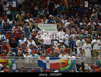 MIAMI, FL - MARCH 11: Dominican Republic infielder Manny Machado