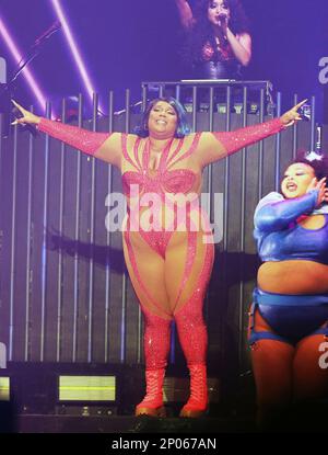 American singer and grammy winner Lizzo performs live at Mediolanum Forum  in Milano, Italy, on March 2 2023 Stock Photo - Alamy