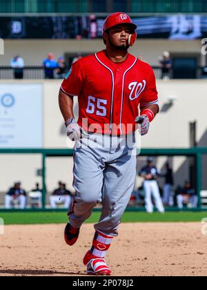 Lakeland FL USA; Washington Nationals second baseman Michael