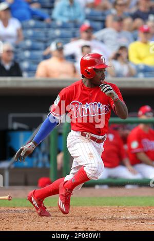 26 Feb 2016: Top prospect J. P. Crawford during the Phillies Photo Day  workout at Bright House Field in Clearwater, Florida. (Cliff Welch/Icon  Sportswire) (Icon Sportswire via AP Images Stock Photo - Alamy
