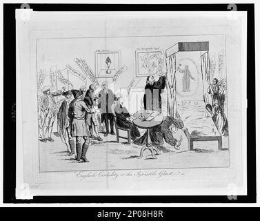 'English Credulity or the Invisible Ghost' is a satirical work ...