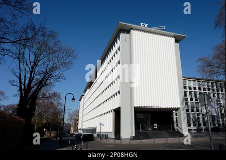Cologne, Germany March 2 2023: building of the cologne branch of the accounting firm ernst & young Stock Photo