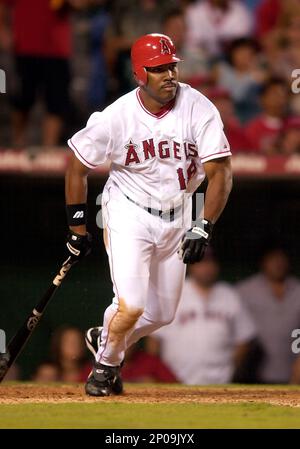 16 Jul. 2004: Anaheim Angels shortstop David Eckstein leads off