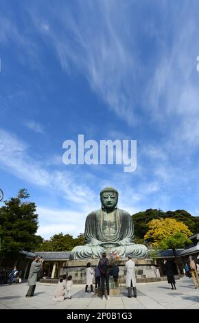 The Great Buddha at Kōtoku-in, Kamakura, Japan. Stock Photo