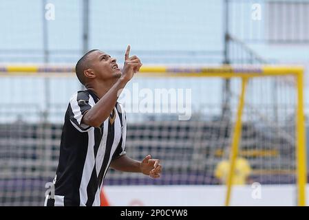 Campeonato Brasileiro de Clubes de Beach Soccer 2017 - Santos - Brasil -  06/01/2017 - 2º dia dos jogos, Sampaio Correa x Sport Recife - Foto:  Marcello Zambrana/AGIF (via AP Stock Photo - Alamy