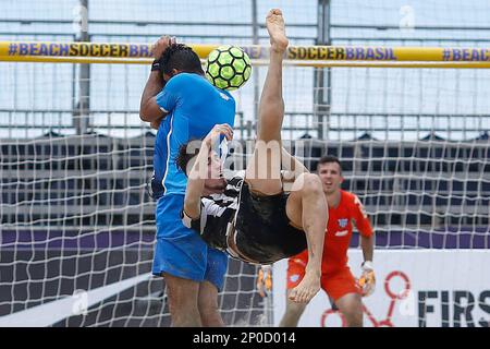 Campeonato Brasileiro de Clubes de Beach Soccer 2017 - Santos - Brasil -  06/01/2017 - 2º dia dos jogos, Sampaio Correa x Sport Recife - Foto:  Marcello Zambrana/AGIF (via AP Stock Photo - Alamy