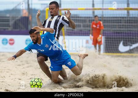 Campeonato Brasileiro de Clubes de Beach Soccer 2017 - Santos - Brasil -  06/01/2017 - 2º dia dos jogos, Sampaio Correa x Sport Recife - Foto:  Marcello Zambrana/AGIF (via AP Stock Photo - Alamy