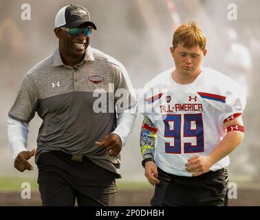 January 1, 2017: Team Highlight Coach Deion Sanders speaks to his