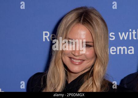 NEW YORK, NEW YORK - MARCH 02: Belgian Actresses Virginie Efira attends opening night of the 28th Rendez-Vous with French Cinema showcase at The Walter Reade Theater at Lincoln Center on March 2, 2023 in New York City. Stock Photo