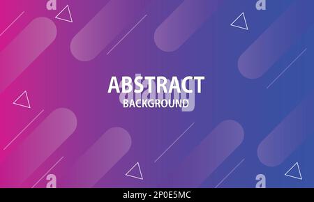 Minimal geometric background. Dynamic shapes composition. Stock Vector