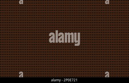 Black dots on brown background. Vintage abstract modern print flat illustration Stock Vector