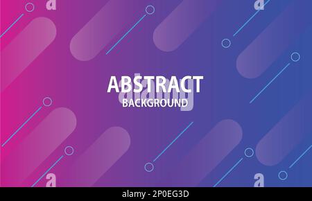 Minimal geometric background. Dynamic shapes composition. Stock Vector