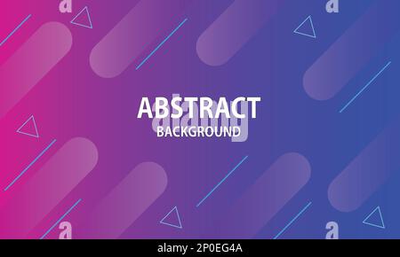 Minimal geometric background. Dynamic shapes composition. Stock Vector