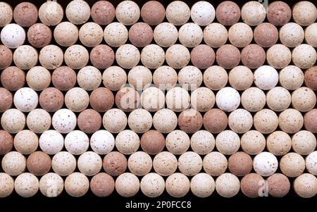 Many dietary pills geometrically arranged beautiful background. Nutrition supplements for health care abstract pattern Stock Photo