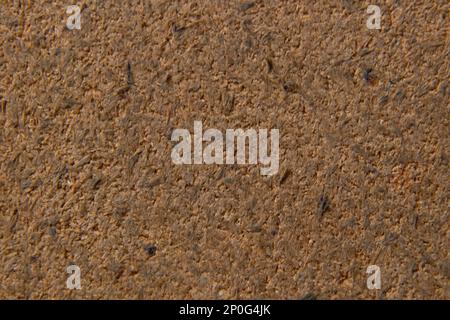 genuine plain leather dark color as background macro Stock Photo